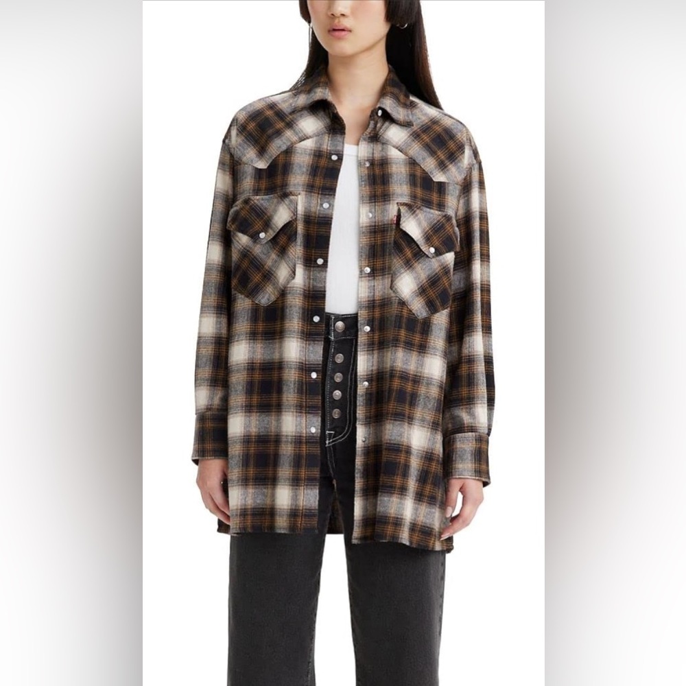 Levi's Women's Dylan Oversized Western Shirt NEW with Tags